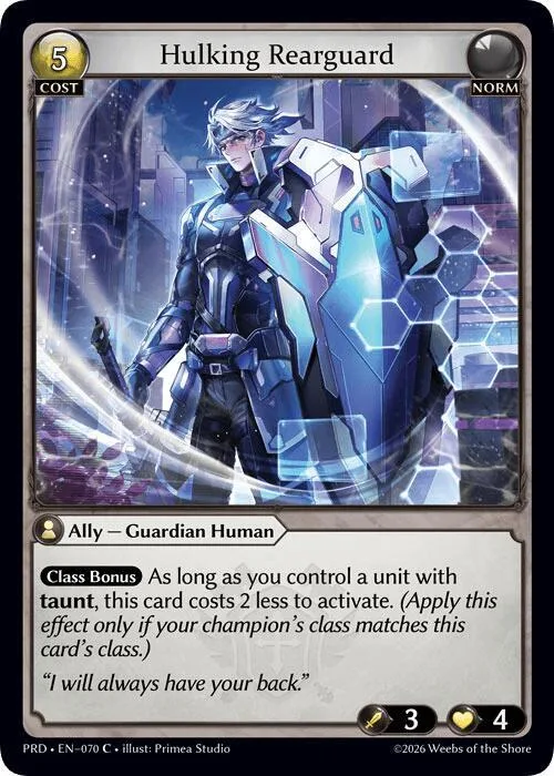 Hulking Rearguard #70 – Asphodel / Paradise