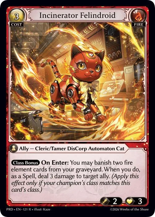 Incinerator Felindroid #121 – Asphodel / Paradise