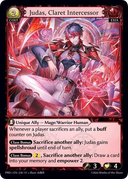 Judas, Claret Intercessor #230 – Asphodel / Paradise