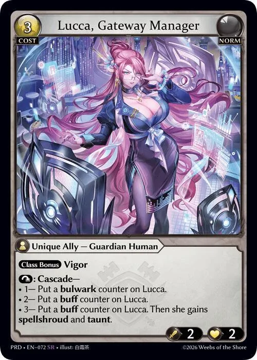 Lucca, Gateway Manager #72 – Asphodel / Paradise