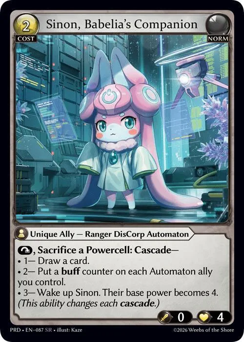 Sinon, Babelia's Companion #87 – Asphodel / Paradise