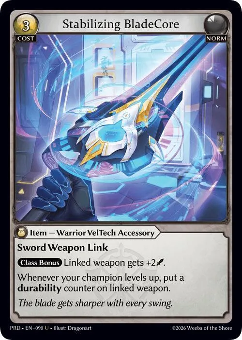 Stabilizing BladeCore #90 – Asphodel / Paradise