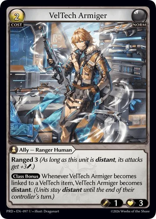 VelTech Armiger #97 – Asphodel / Paradise