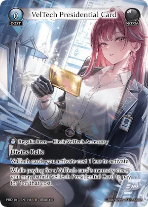 VelTech Presidential Card #18 – Asphodel / Paradise