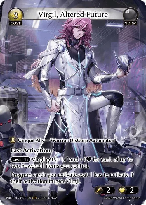 Virgil, Altered Future (UR) #100 – Asphodel / Paradise