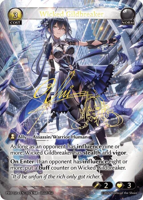 Wicked Gildbreaker (CSR) #102 – Asphodel / Paradise