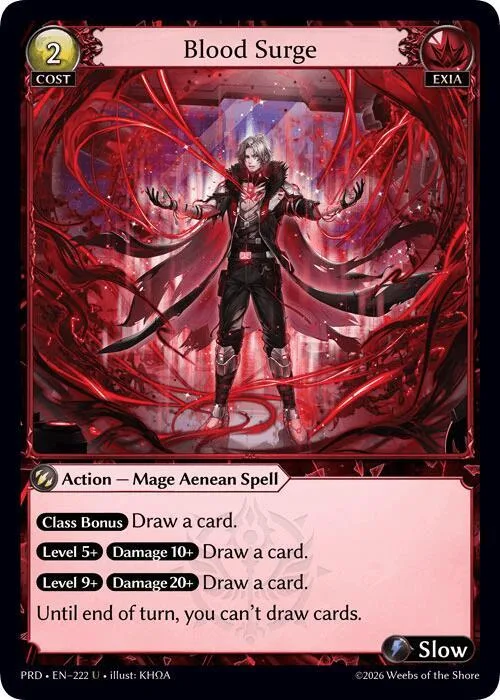 Blood Surge (Interference Curio Foil) #222 – Asphodel / Paradise