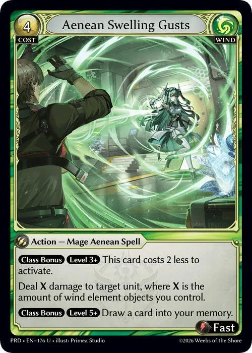 Aenean Swelling Gusts (Interference Curio Foil) #176 – Asphodel / Paradise