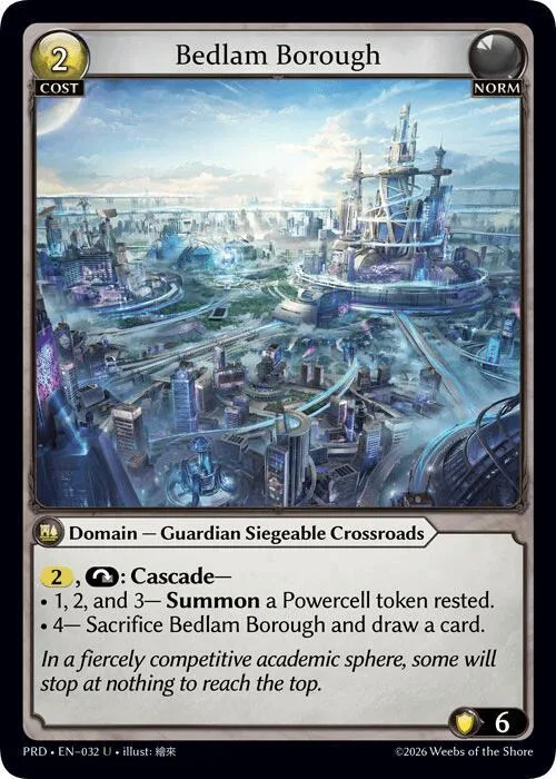 Bedlam Borough (Interference Curio Foil) #32 – Asphodel / Paradise
