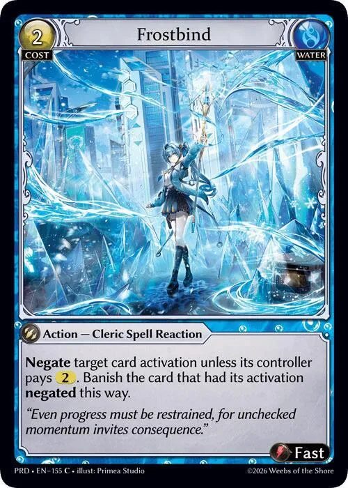 Frostbind (Interference Curio Foil) #155 – Asphodel / Paradise