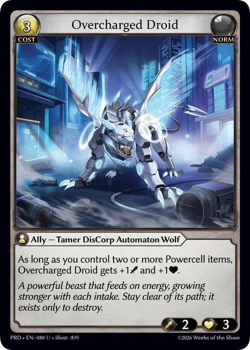Overcharged Droid (Interference Curio Foil) #80 – Asphodel / Paradise