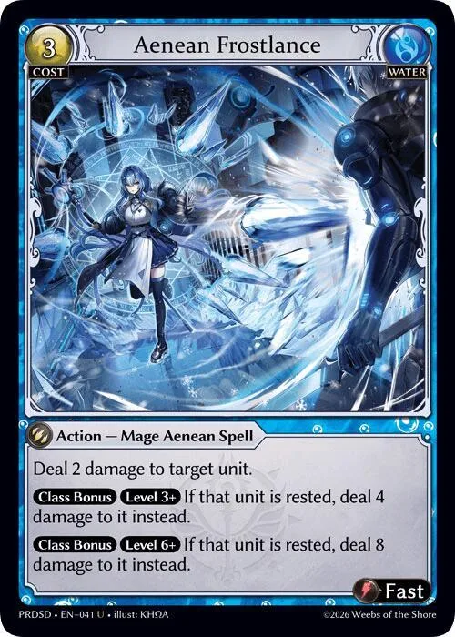 Aenean Frostlance #41 – Asphodel / Paradise Starter Decks