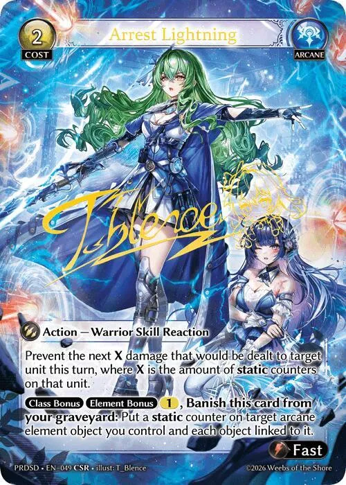 Arrest Lightning (CSR) #49 – Asphodel / Paradise Starter Decks