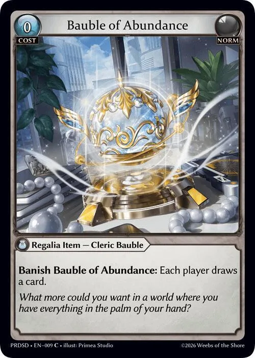 Bauble of Abundance #9 – Asphodel / Paradise Starter Decks