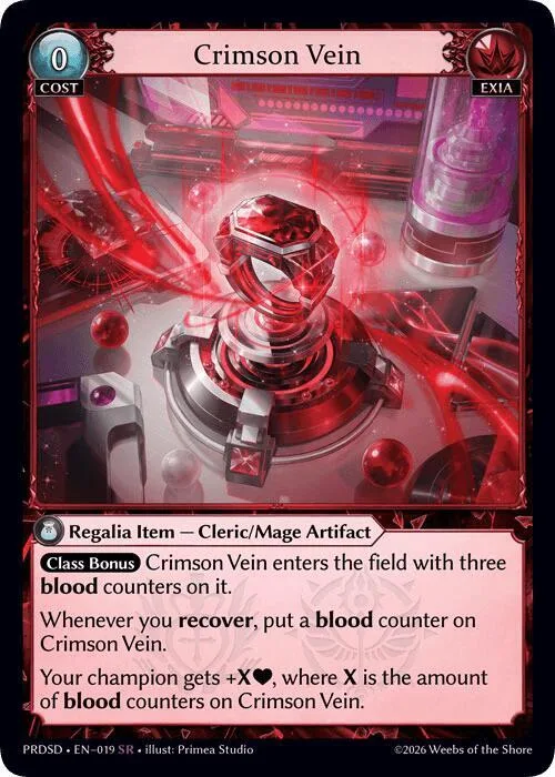 Crimson Vein #19 – Asphodel / Paradise Starter Decks