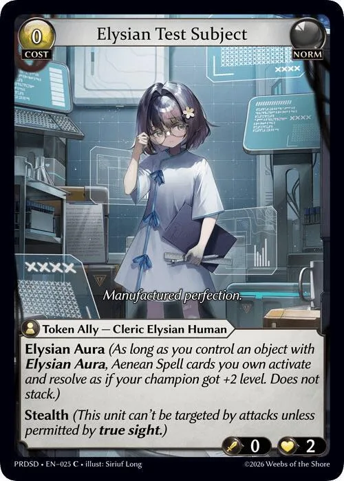 Elysian Test Subject #25 – Asphodel / Paradise Starter Decks