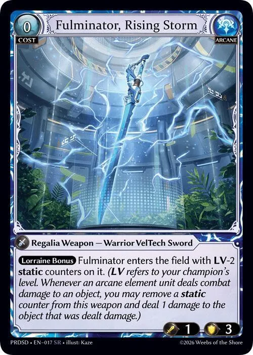 Fulminator, Rising Storm #17 – Asphodel / Paradise Starter Decks