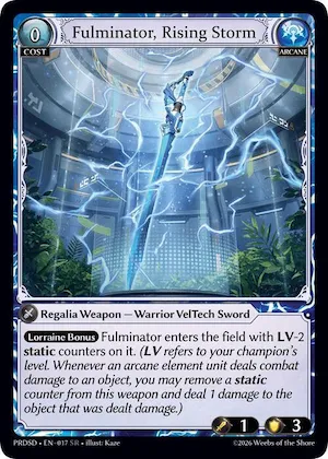 Fulminator, Rising Storm #17 – Asphodel / Paradise Starter Decks