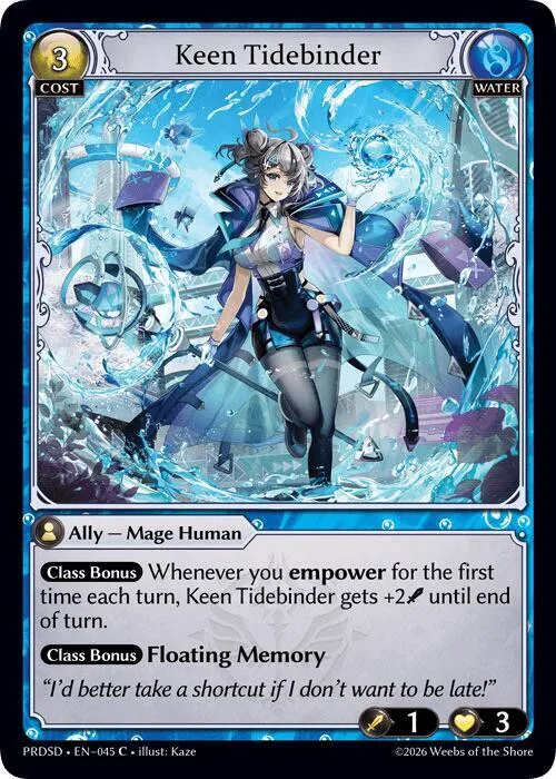 Keen Tidebinder #45 – Asphodel / Paradise Starter Decks
