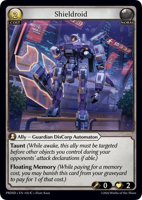 Shieldroid #32 – Asphodel / Paradise Starter Decks