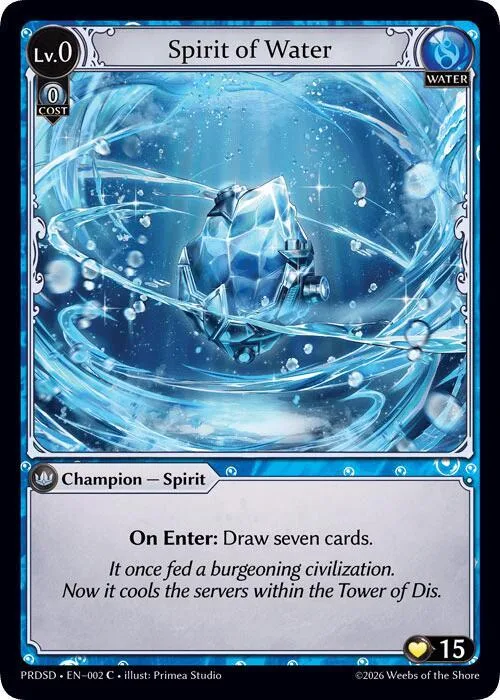 Spirit of Water #2 – Asphodel / Paradise Starter Decks