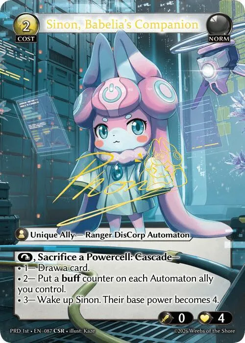 Sinon, Babelia's Companion (CSR) #87 – Asphodel / Paradise