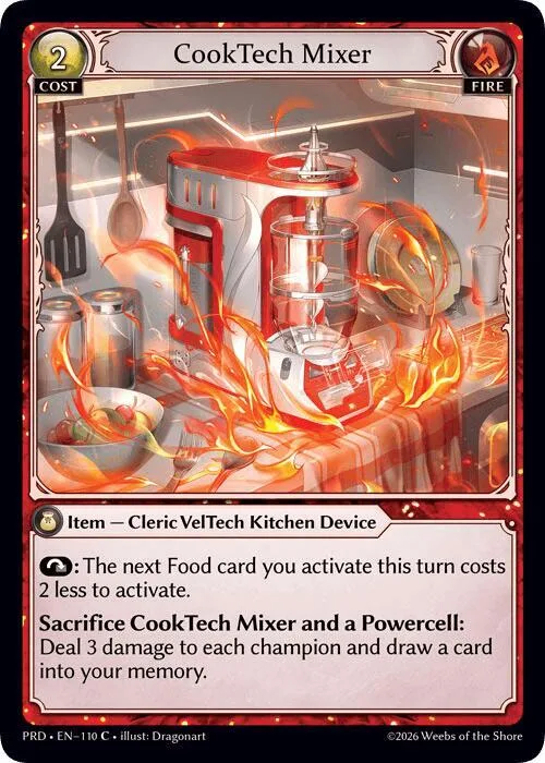 CookTech Mixer (Interference Curio Foil) #110 – Asphodel / Paradise