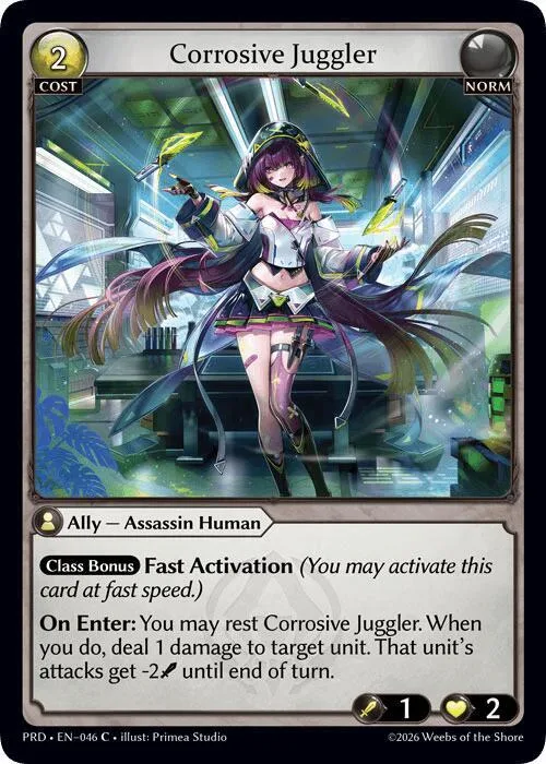 Corrosive Juggler (Interference Curio Foil) #46 – Asphodel / Paradise