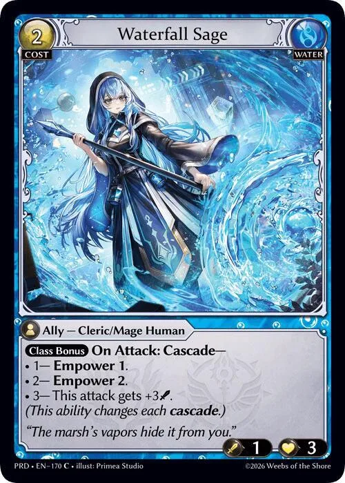 Waterfall Sage (Interference Curio Foil) #170 – Asphodel / Paradise