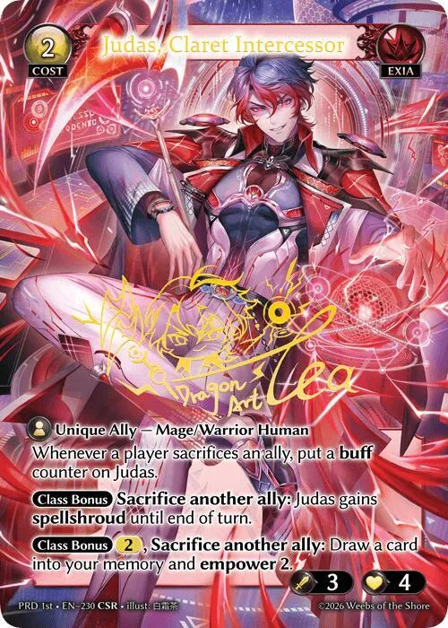Judas, Claret Intercessor (CSR) #230 – Asphodel / Paradise