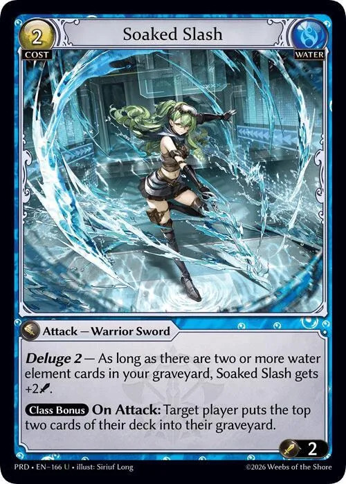 Soaked Slash (Interference Curio Foil) #166 – Asphodel / Paradise