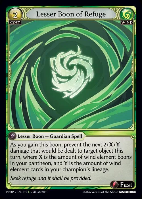 Lesser Boon of Refuge #12 – Asphodel / Paradise: Pantheon