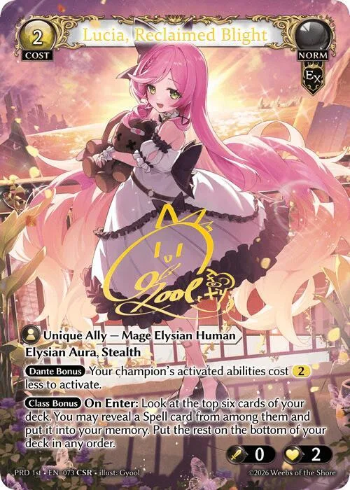 Lucia, Reclaimed Blight (CSR) #73 – Asphodel / Paradise