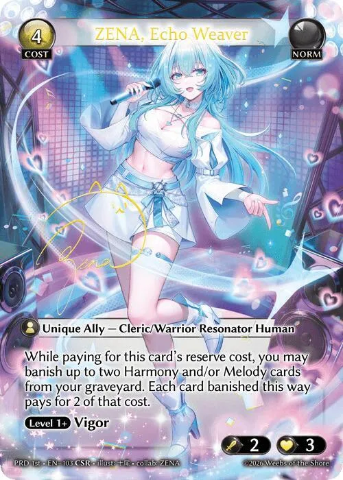 ZENA, Echo Weaver (CSR) #103 – Asphodel / Paradise