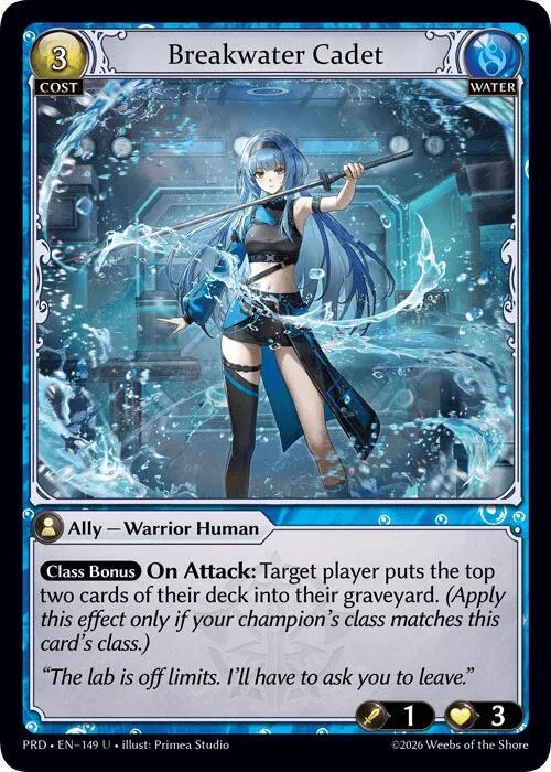 Breakwater Cadet (Interference Curio Foil) #149 – Asphodel / Paradise