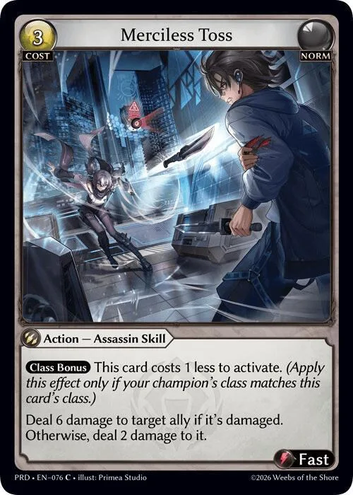 Merciless Toss (Interference Curio Foil) #76 – Asphodel / Paradise
