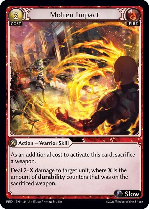 Molten Impact (Interference Curio Foil) #124 – Asphodel / Paradise