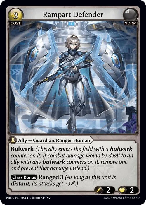 Rampart Defender (Interference Curio Foil) #84 – Asphodel / Paradise