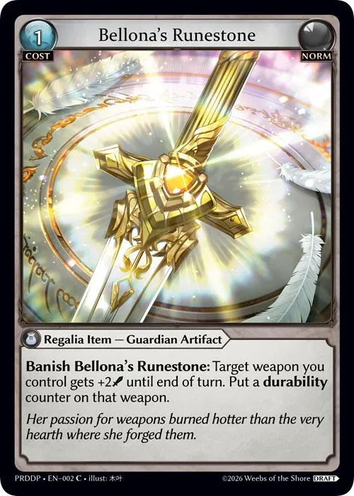 Bellona's Runestone #2 – Asphodel / Paradise Draft Pack