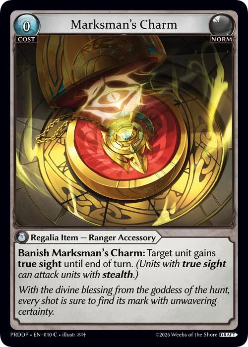 Marksman's Charm #10 – Asphodel / Paradise Draft Pack