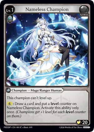 Nameless Champion (Mage/Ranger) #1 – Asphodel / Paradise Draft Pack