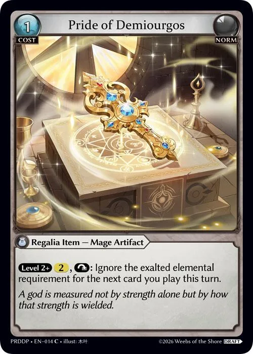 Pride of Demiourgos #14 – Asphodel / Paradise Draft Pack