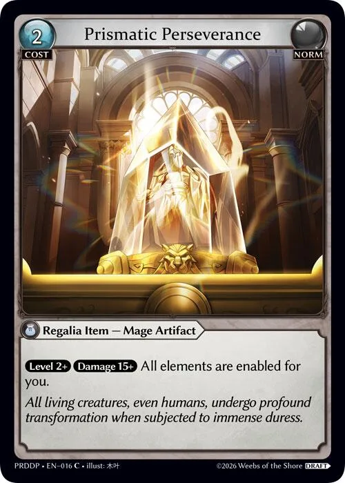 Prismatic Perseverance #16 – Asphodel / Paradise Draft Pack