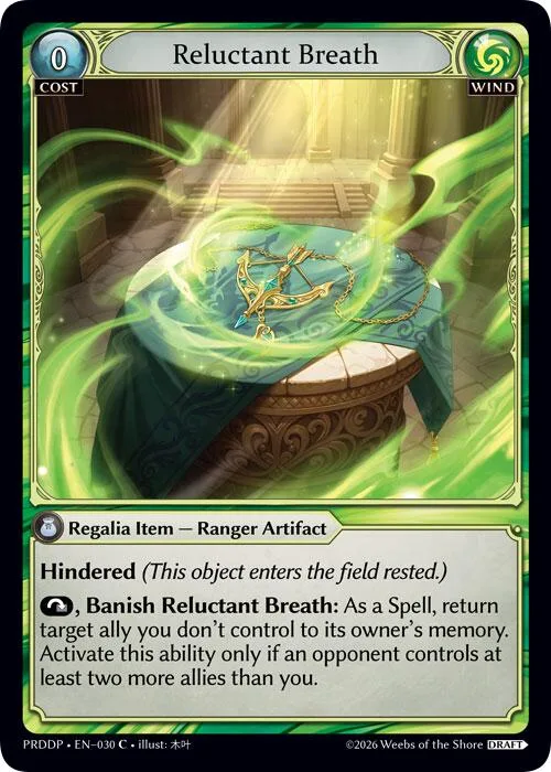 Reluctant Breath #30 – Asphodel / Paradise Draft Pack