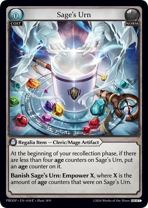 Sage's Urn #18 – Asphodel / Paradise Draft Pack