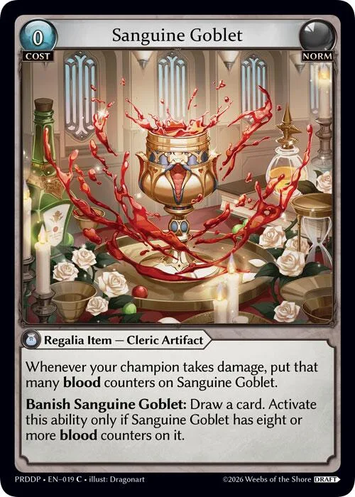 Sanguine Goblet #19 – Asphodel / Paradise Draft Pack