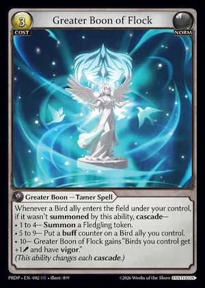 Greater Boon of Flock #2 – Asphodel / Paradise: Pantheon