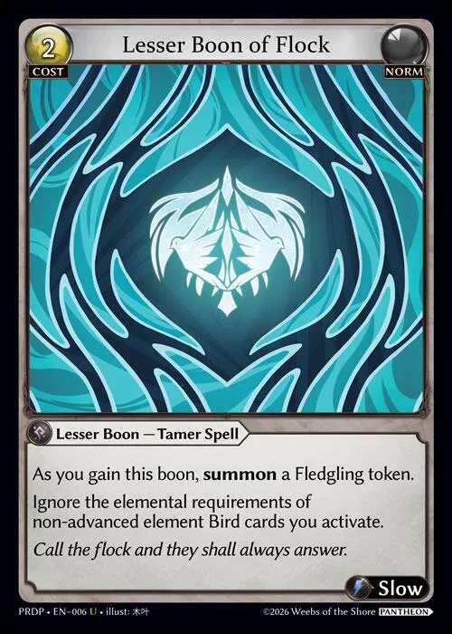 Lesser Boon of Flock #6 – Asphodel / Paradise: Pantheon