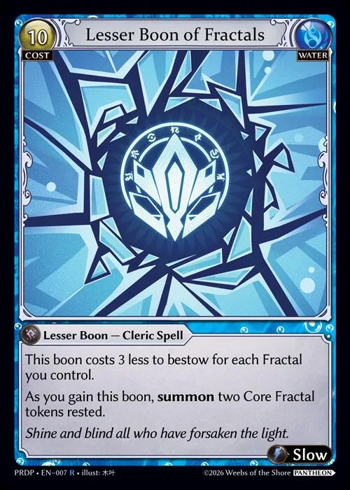 Lesser Boon of Fractals #7 – Asphodel / Paradise: Pantheon