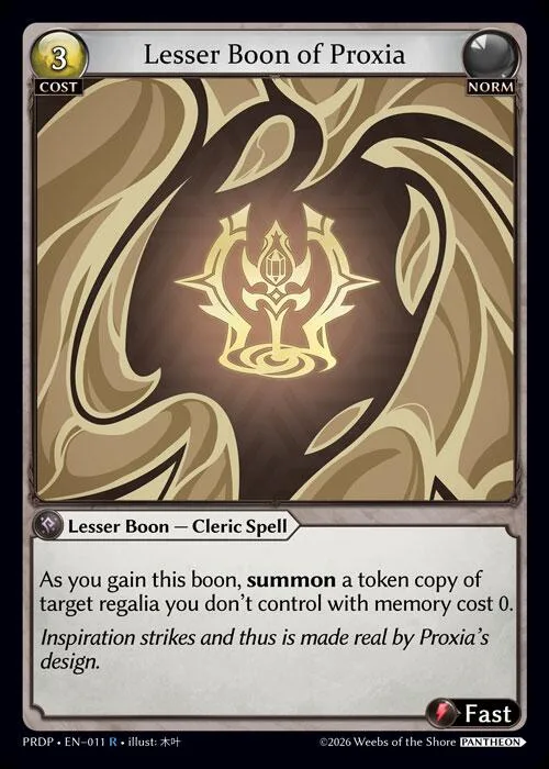 Lesser Boon of Proxia #11 – Asphodel / Paradise: Pantheon